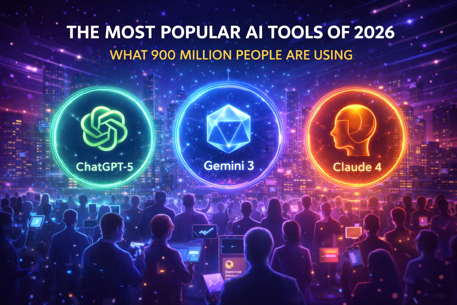 The Most Popular AI Tools of 2026: What 900 Million People Are Using
